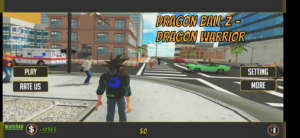 DRAGON BALL Z – DRAGON WARRIOR title screen